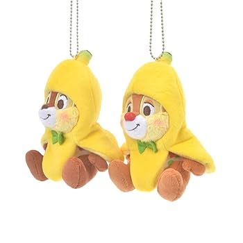 Disney - bananaページ　パジャマA98キーホルダー　ぬいぐるみ テレタビーズ ぬいぐるみボールチェーン（ティンキー
